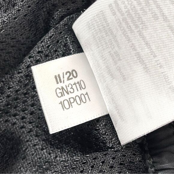 Adidas Black 7/8 Satin Wide Leg Drawcord Athleisure Pants Size Small - Picture 9 of 12